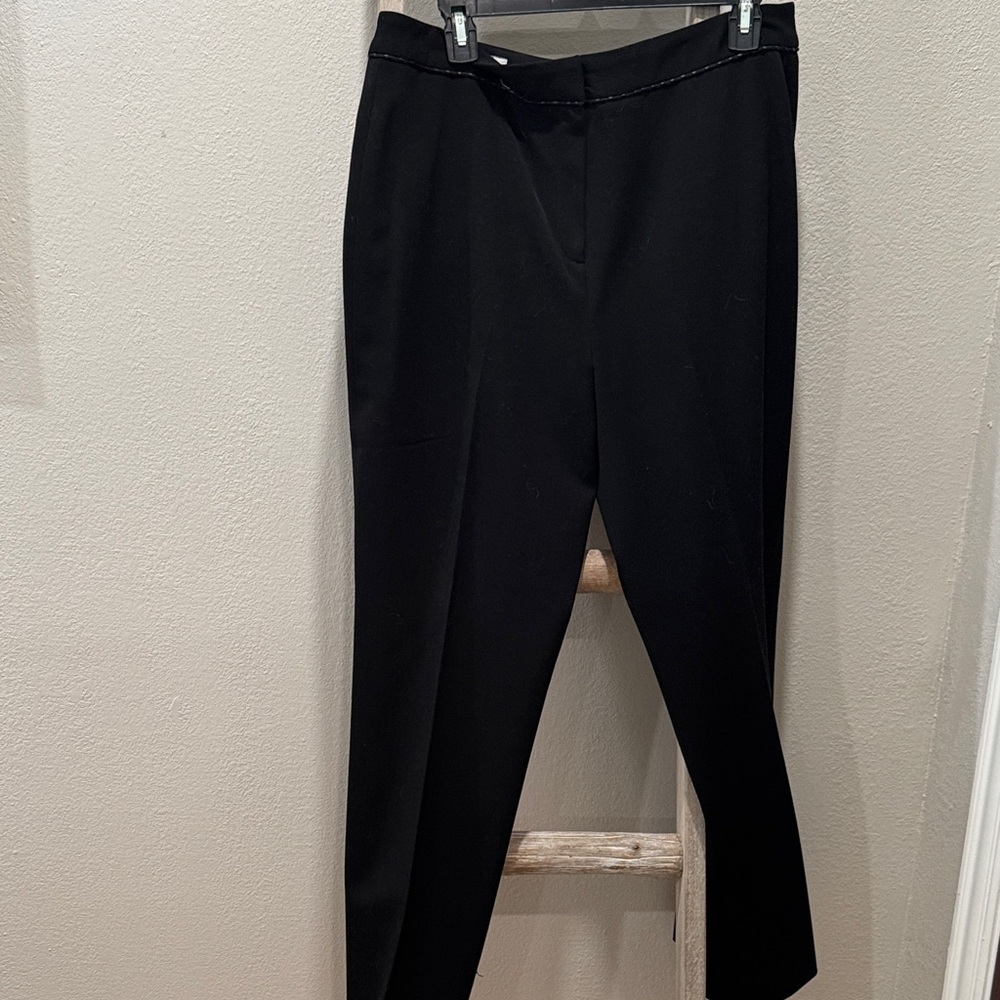 Bill Blass Elegant Black Womens Dress Pants